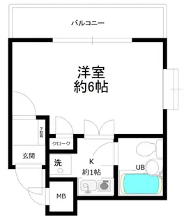 日興パレス目白【102号室】の間取り