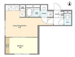 CASA GRAZIE 池袋【501号室】の間取り