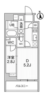 ALTERNA東池袋【610号室】の間取り
