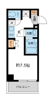 ラクラス池袋【0201号室】の間取り