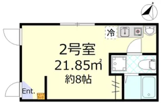アイテラス【102号室】の間取り