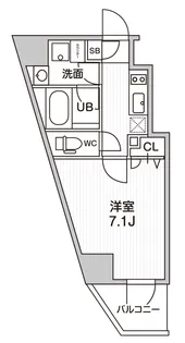 ALTERNA東池袋【612号室】の間取り