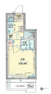 パレステュディオ立教通り【405号室】の間取り