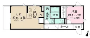 ユアメゾン立教通り【201号室】の間取り