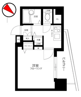スカイコート池袋第7【506号室】の間取り