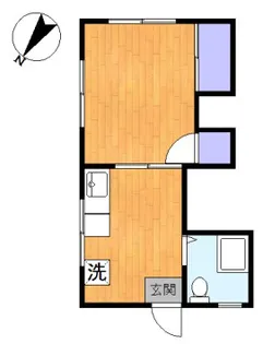 ハイツテラムラ【206号室】の間取り