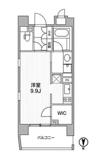 クリオ西池袋【704号室】の間取り