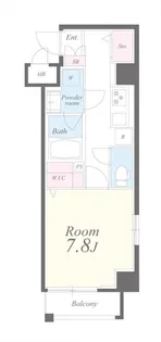 アリア【204号室】の間取り