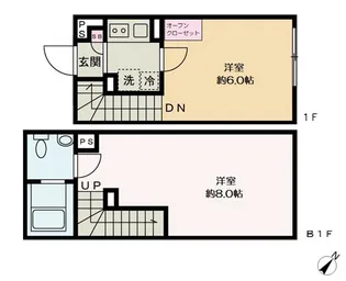 ラヴィーダ東長崎【101号室】の間取り