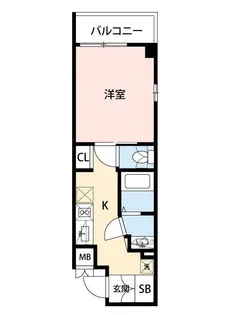 ラ ファヴォール【209号室】の間取り