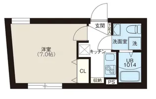 レピュア北池袋駅前レジデンス【401号室】の間取り