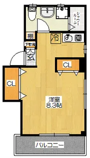 CASA PICO【302号室】の間取り