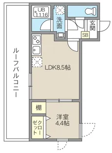 レピュア池袋本町レジデンス【502号室】の間取り