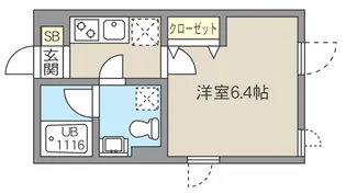 レピュア池袋本町レジデンス【1階】の間取り