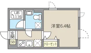 レピュア池袋本町レジデンス【1階】の間取り