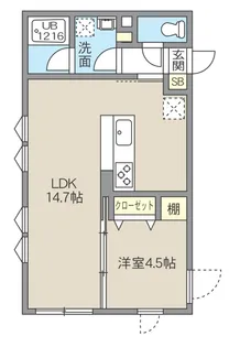 レピュア池袋本町レジデンス【303号室】の間取り