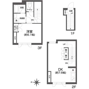 UVAS池袋【0206号室】の間取り