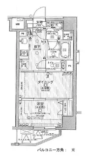 日神デュオステージ池袋【1101号室】の間取り