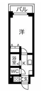 スカイコートスパシエ池袋【304号室】の間取り