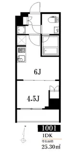 ハーモニーレジデンス#095【1001号室】の間取り