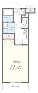 ジョイハイム【403号室】の間取り