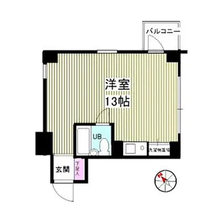 パインセンターハイツ大塚【404号室】の間取り
