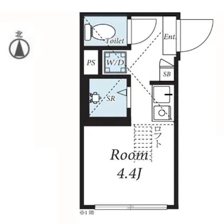 Nano東池袋【106号室】の間取り