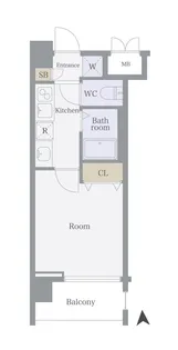 フェニックス池袋North【405号室】の間取り
