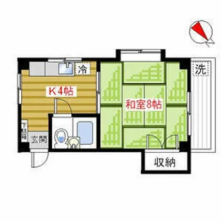 スペース77【302号室】の間取り