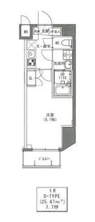 S-RESIDENCE雑司が谷【802号室】の間取り
