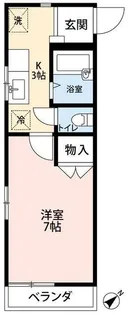 メゾン護国寺【201号室】の間取り