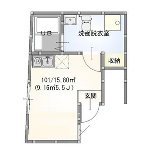 CHAMBORD大塚(シャンボールオオツカ)【101号室】の間取り
