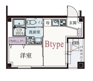 b’CASA池袋WEST【301号室】の間取り