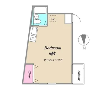 ピュアメゾンミネ【306号室】の間取り