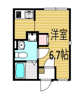 ASAHI東池袋【202号室】の間取り