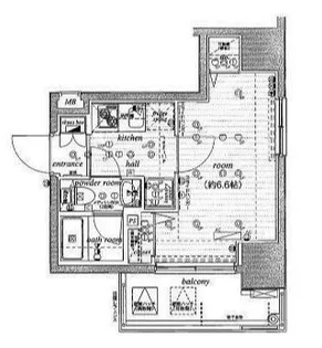 ヴェルステージ池袋【904号室】の間取り