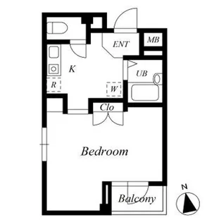 リベルタ椎名町【206号室】の間取り