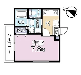 ララレスコ高松【201号室】の間取り