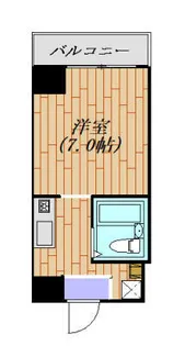 パレドール池袋【1101号室】の間取り