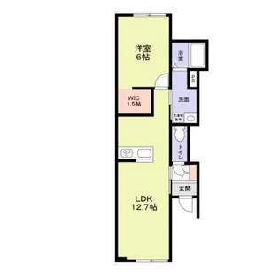 MAISON SANKEI TERRACE【B号室】の間取り