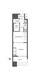 THE GATEHOUSE雑司が谷【1304号室】の間取り