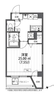 VISTA北池袋【701号室】の間取り