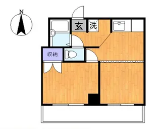 スクエア21【602号室】の間取り