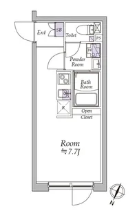 アトリオフラッツ西池袋【303号室】の間取り