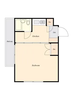 プライム東長崎【302号室】の間取り