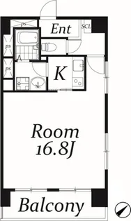 信越ビル【705号室】の間取り