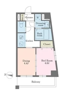 デュオステージ大塚【505号室】の間取り