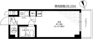 東池袋マンション【203号室】の間取り