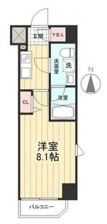 ベルシード池袋本町【604号室】の間取り