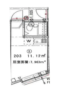 ライフピア大塚【203号室】の間取り